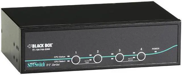 Main image of Black Box ServSwitch DT Dual-Head DVI KVM Switch