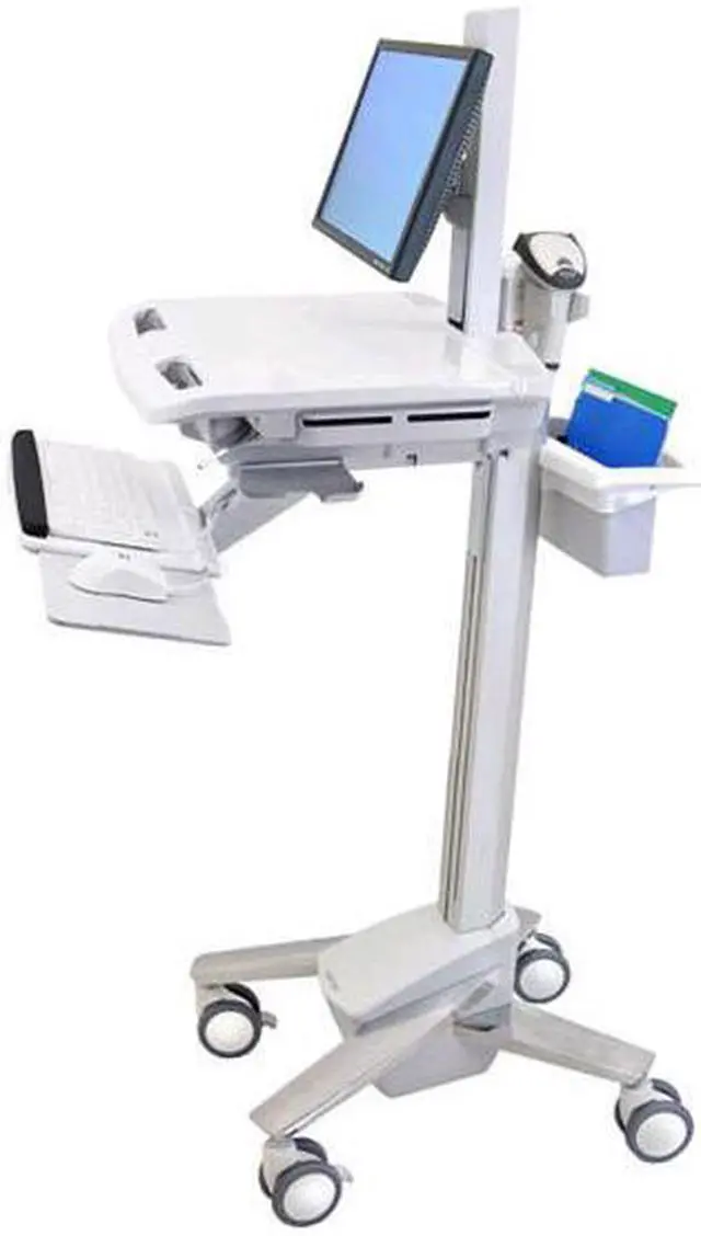 Alt view image 3 of 3 - Ergotron StyleView EMR Cart with LCD Pivot