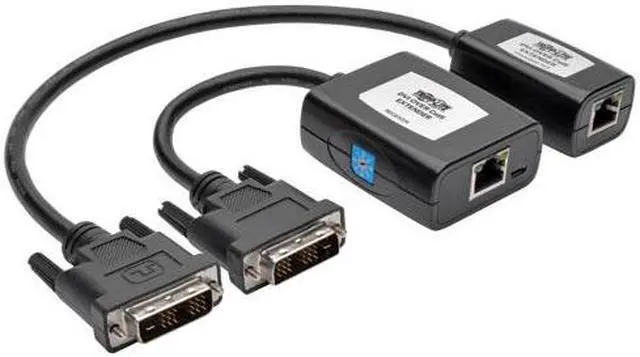 Alt view image 10 of 16 - Tripp Lite DVI over Cat5/6 Active Extender Kit, Transmitter & Receiver for Video, 1080p @ 60 Hz, Up to 125-ft., TAA (B140-101X-U)