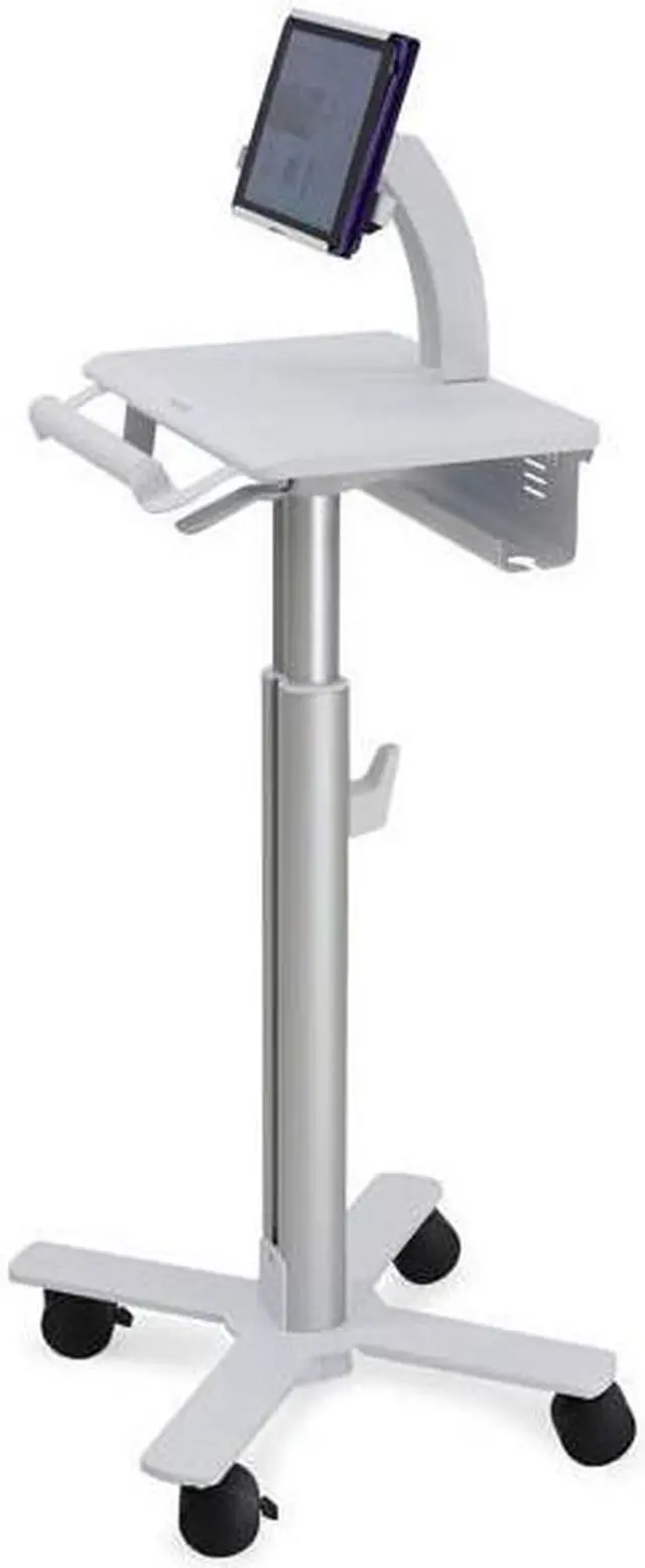 Alt view image 3 of 4 - Ergotron - SV10-1400-0 - Ergotron StyleView Tablet Cart, SV10 - 24.50 lb Capacity - 4 Casters - 3 Caster Size - Metal,