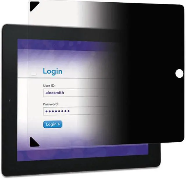 Alt view image 8 of 13 - 3M™ Privacy Filter for Apple®; iPad Air®; 1/2/Pro®; 9.7 Landscape - For 9.7" iPad