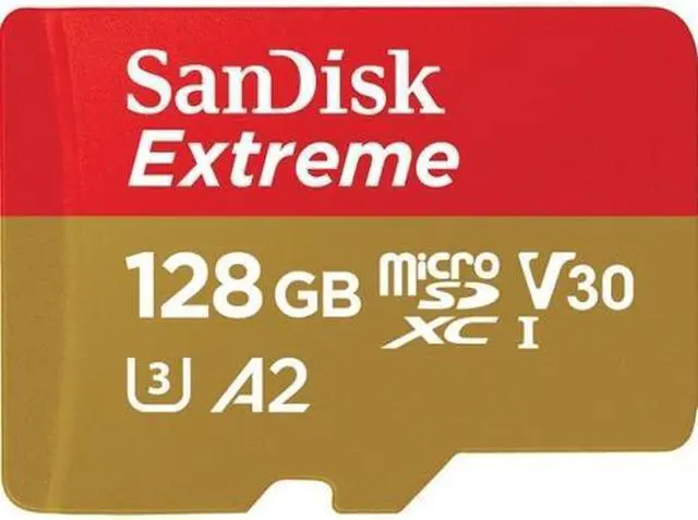 Alt view image 3 of 3 - Sandisk Extreme 128 Gb Class 10/Uhs-I (U3) Microsdxc