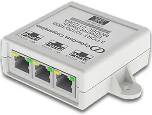 Alt view image 2 of 5 - CYBERDATA 011236 3PORT GIGABIT ENET SWITCH