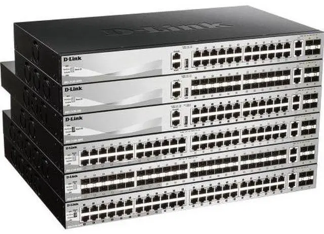 Alt view image 3 of 10 - D-Link DGS-3130-54TS Ethernet Switch