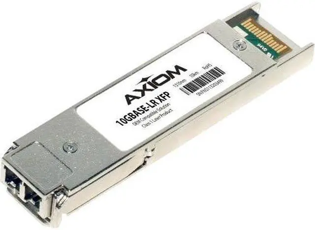 Alt view image 2 of 8 - Axiom XFP Transceiver Modules are certified 100% compliant in all OEM applications. They are pre-configured with an application specific code to meet the requirement set forth by the router and switch OEMs. Axiom compatible transceivers per