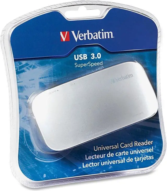 Alt view image 3 of 9 - Verbatim USB 3.0 Flash Card Reader