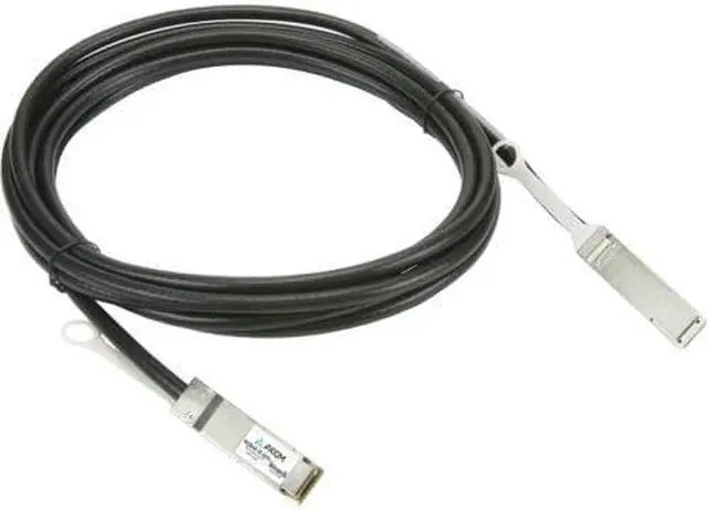 Alt view image 2 of 8 - Axiom QSFP+ to QSFP+ Passive Twinax Cable 2m