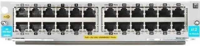 Alt view image 2 of 5 - HEWLETT PACKARD ENTERPRISE HP 24P 10/100/1000BASE-T POE+ V3 ZL2 MOD