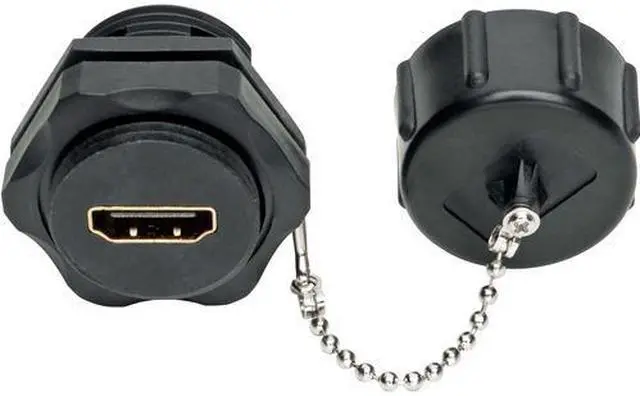 Alt view image 12 of 18 - Tripp Lite P569-000-FF-IND 4K HDMI Coupler with Ethernet, IP67 Rated