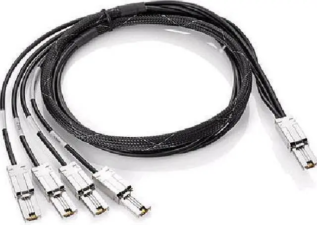 Alt view image 5 of 10 - HP Model AN975A  6.56 ft. Mini SAS Cable