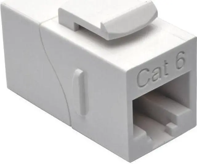 Alt view image 2 of 12 - TRIPP LITE N235-001-WH Cat6 Straight-Through Modular In-Line Snap-In Coupler (RJ45 F/F)