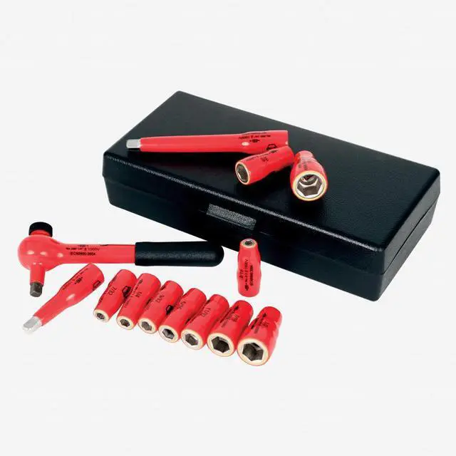 Alt view image 2 of 4 - Wiha 31391 13 Piece Metric Insulated 1/4" Drive Socket Box Set