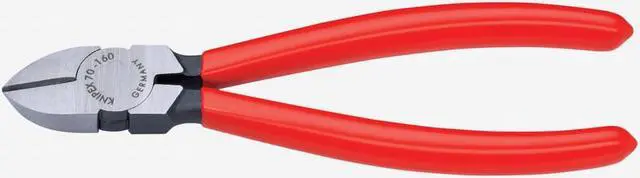 Alt view image 2 of 6 - Knipex 70-01-160 6.3" Diagonal Cutters - Plastic Grip