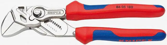 Alt view image 2 of 14 - KNIPEX 86 05 250 10 in Knipex Cobra Straight Jaw Plier Wrench Smooth,