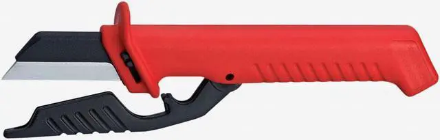 Alt view image 2 of 5 - Knipex 98-56 Insulated Cable Knife w/ Replaceable Blade