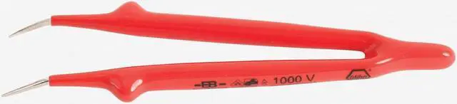 Alt view image 2 of 3 - WIHA 75302 Insulated Tweezers,Angled Fine,6 In