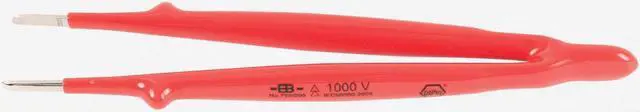 Alt view image 2 of 3 - Wiha 75220 8" Straight Blunt Insulated Tweezers