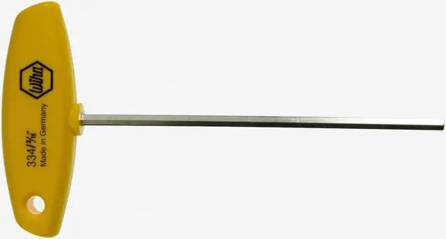 Alt view image 2 of 4 - WIHA 33465 SAE Plain Hex Key Hex Key, 5/32" Tip Size, 6 in Long, 6 in Short