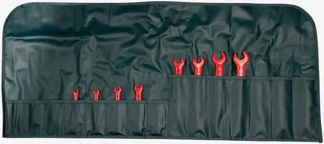Alt view image 3 of 5 - WIHA 20093 Ins Open End Wrench Set,15Deg,6-19mm,8Pc