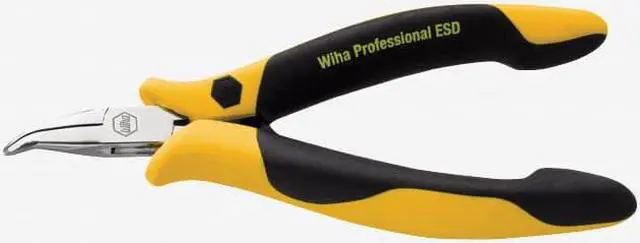 Main image of Wiha 32744 Snipe (Chain) Bent 45 Degree Nose Pliers - ESD Safe