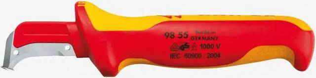 Main image of KNIPEX 98 55 Insulated Dismantling Cutter, Fixed Blade, Hook, Conductor