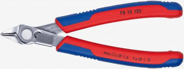 Alt view image 2 of 4 - KNIPEX 78 13 125 Electronic Plier w/Lead Catcher,SS