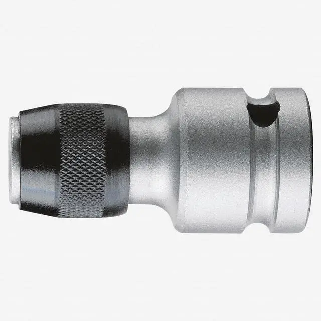 Main image of Wera 042755 3/8" Square to 1/4" Hex Adaptor with Quick-Release Chuck