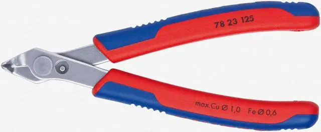 Alt view image 2 of 5 - KNIPEX 78 23 125 Electronic Pliers,SS,Angled