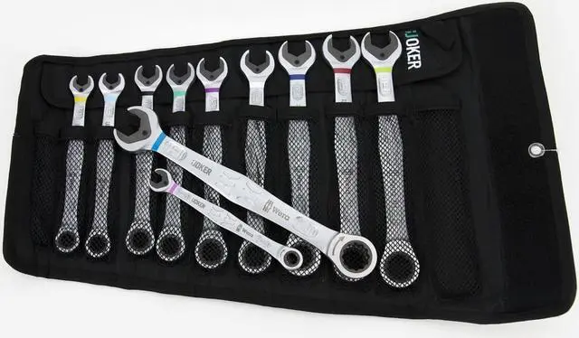 Alt view image 10 of 15 - Wera Combo Wrench St,Steel,Chrome,Standard  05020013001