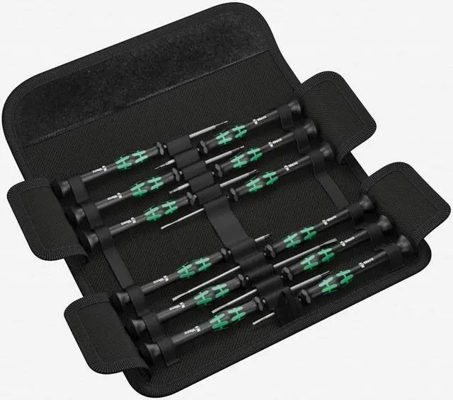 Alt view image 8 of 9 - Wera 073675 Kraftform Micro-Set/12 SB 1 Screwdriver set for electronic applications