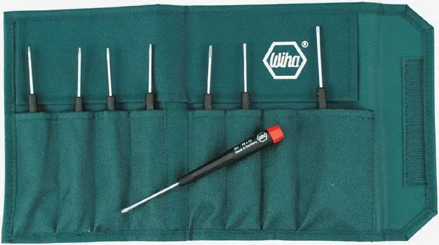 Main image of Wiha 26799 8 Piece Precision Torx Screwdriver Pouch Set