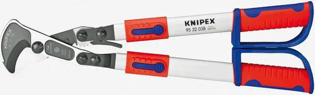 Main image of KNIPEX 95 32 038 Comfort Grip Ratcheting Type Cable Cutters