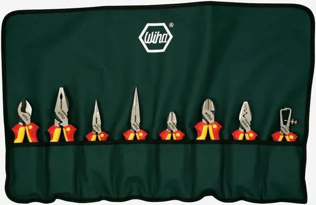 Alt view image 4 of 5 - WIHA 32987 8 Piece Bi-Material Grip Plier Set Insulated Handle