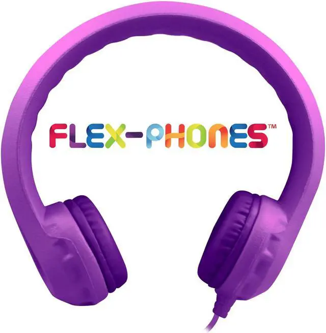 Alt view image 5 of 13 - HamiltonBuhl Flex-Phones, Foam Headphones, Purple