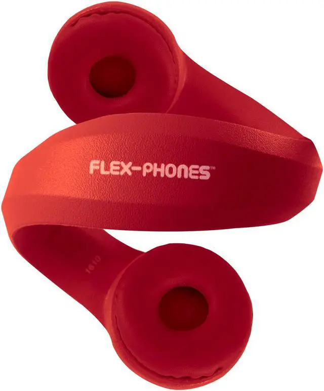Alt view image 6 of 8 - Hamilton Buhl KIDS-RED Flex-Phones Foam Headphones - Red