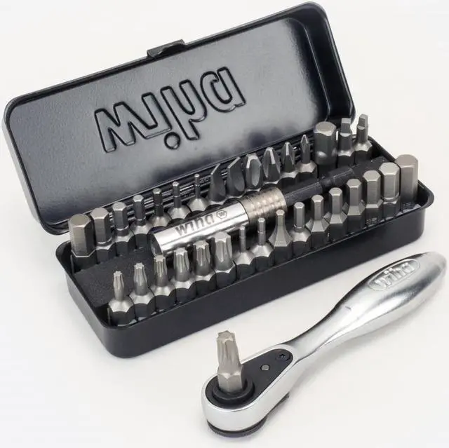 Alt view image 3 of 5 - Wiha 74996 Bit Ratchet Compact Storage Box Set, 35 Pieces