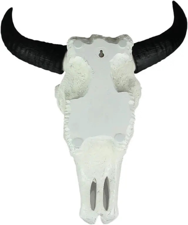 Alt view image 3 of 5 - Tribal Steer Skull Cut-Out Design Wall Hanging 19 Inches High Western Decor