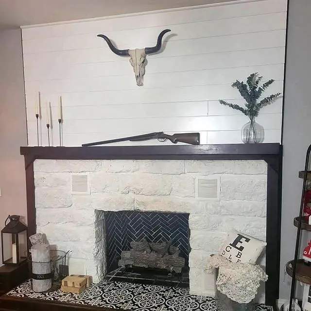 Alt view image 6 of 7 - Huge 27.5-Inch Wide Long Horn Steer Skull Resin Wall Hanging for Western Themed Bedrooms and Living Rooms - Simple Installation - Country Farmhouse Cow Decor