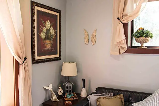 Alt view image 5 of 5 - Set of 2 Distressed Antique White Angel Wing Wall Sculptures - Perfect Decoration for Nursery, Bedroom, Living Room - Each 11 Inches High - Easy Mounting