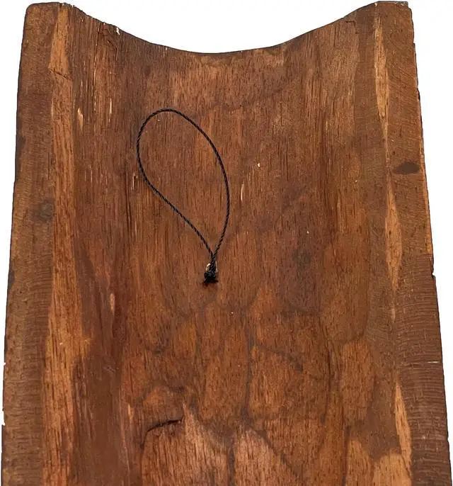 Alt view image 4 of 6 - Set of 3 Exquisite 24-Inch High Hand-Carved Tiki Mask Wall Hanging Sculptures - Artisan Crafted - Perfect Polynesian Designs for Tropical Beach Home Decor