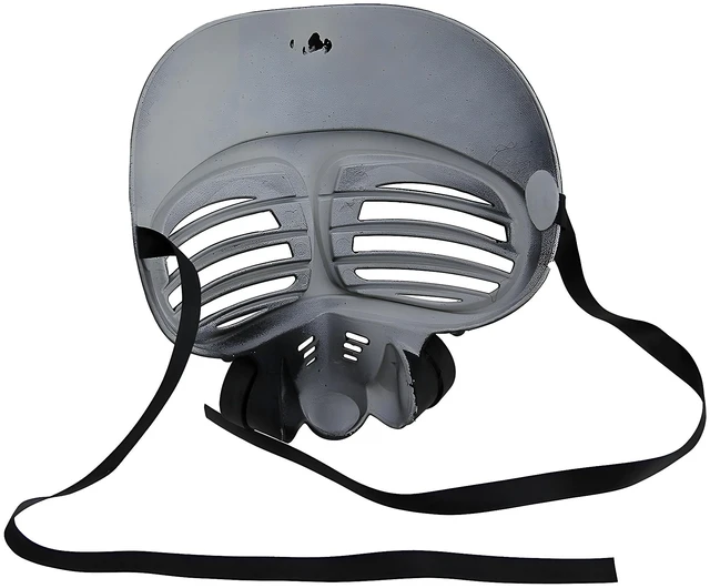 Alt view image 3 of 3 - Matte Black Steampunk Submarine Gas Costume Mask