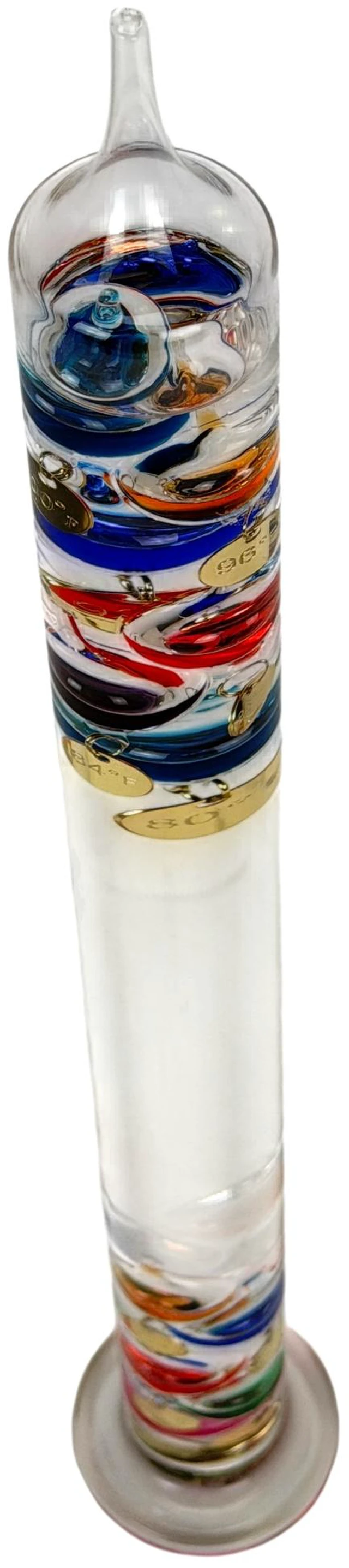 Alt view image 3 of 7 - Galileo Thermometer 22 Inch with 11 Colored Floating Bubbles