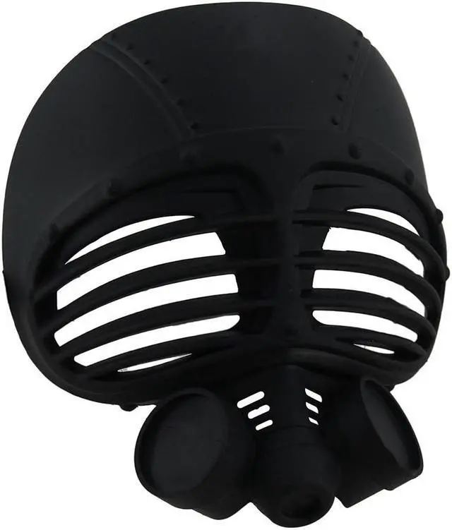 Main image of Matte Black Steampunk Submarine Gas Costume Mask