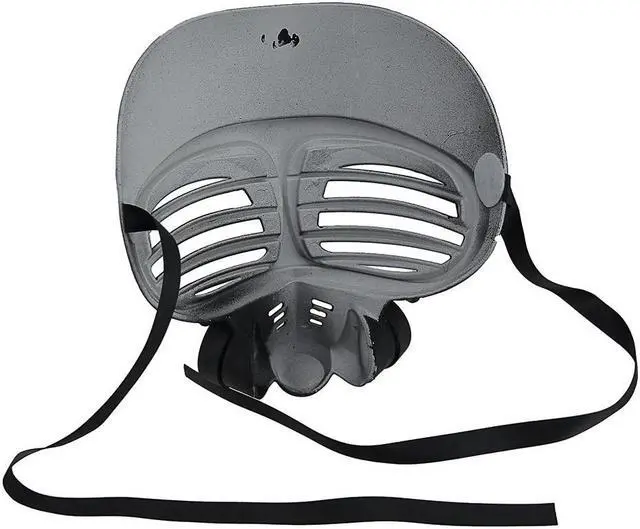 Alt view image 3 of 3 - Matte Black Steampunk Submarine Gas Costume Mask