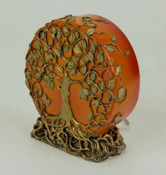 Alt view image 2 of 6 - Sunset Orange Tree of Life Plug-In Night Accent Light 6.5 inch