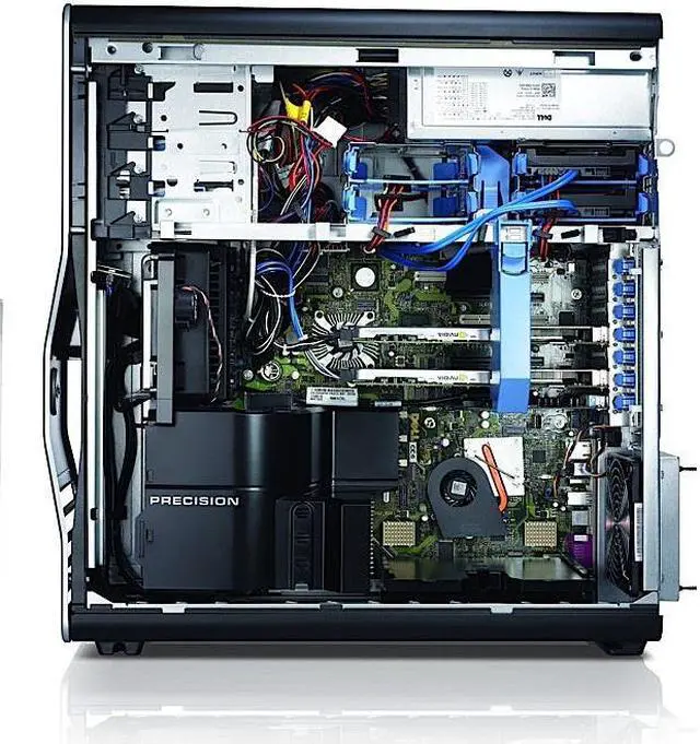 Alt view image 2 of 3 - Dell Precision T5500 Workstation 1x X5650 Six Core 2.67Ghz 32GB 500GB 1TB DVDRW Q600 875W