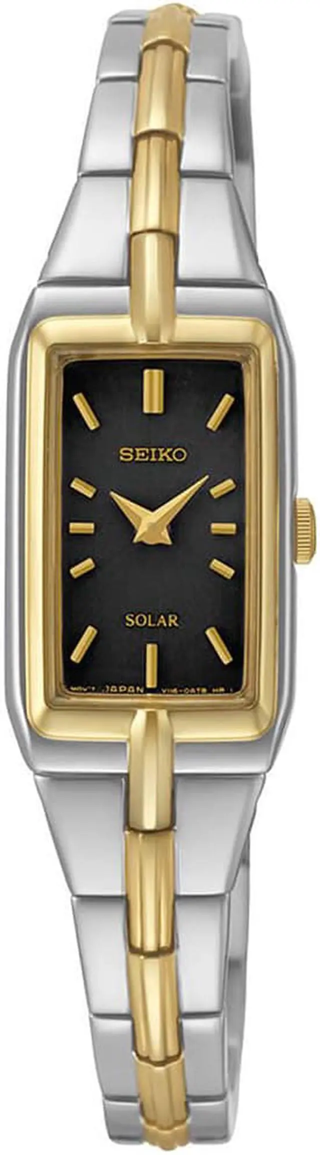 Alt view image 8 of 9 - Seiko SUP274 Womens Silver & Gold Core Solar Watch
