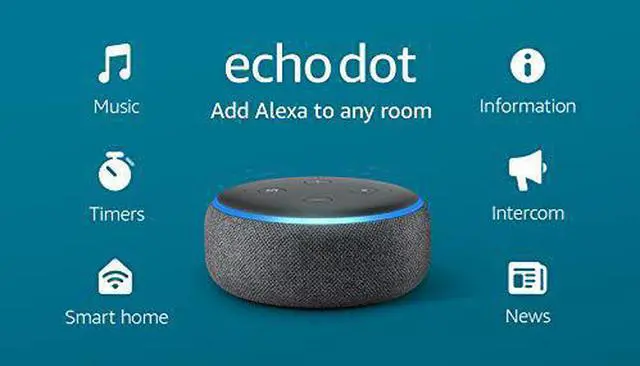 Alt view image 10 of 20 - AMAZON Echo Dot With Alexa - Gray B07FZ8S74R