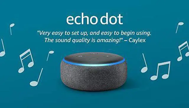 Alt view image 12 of 20 - AMAZON Echo Dot With Alexa - Gray B07FZ8S74R