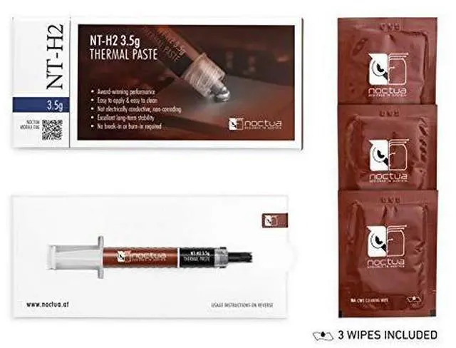 Alt view image 3 of 4 - Noctua NT-H2 3.5g, Pro-Grade Thermal Compound Paste incl. 3 Cleaning Wipes (3.5g)
